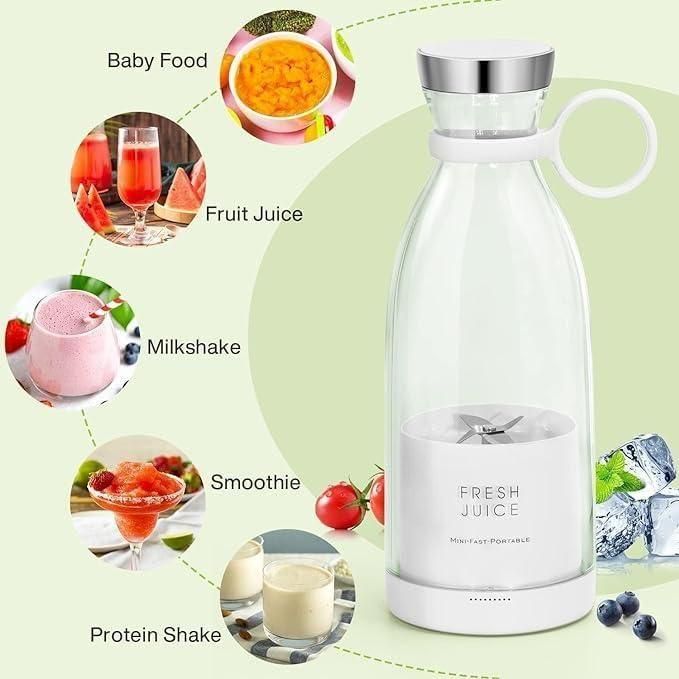Electric Portable Mini Juicer Bottle – Fresh Juice Anywhere