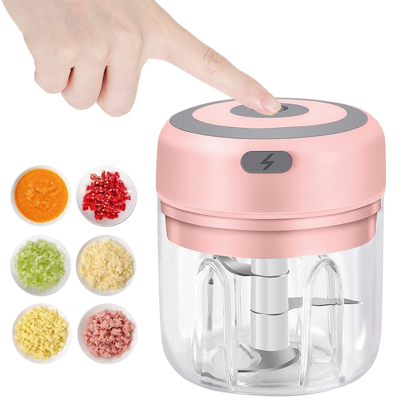GoDrop™ Portable Electric Chopper – Chop in Seconds (No More Tears!)