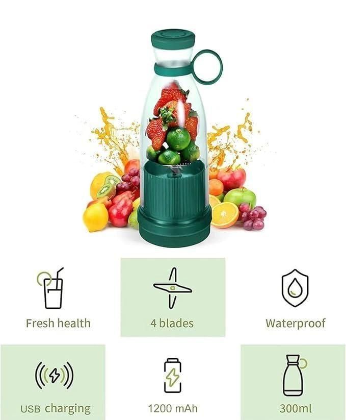 Electric Portable Mini Juicer Bottle – Fresh Juice Anywhere